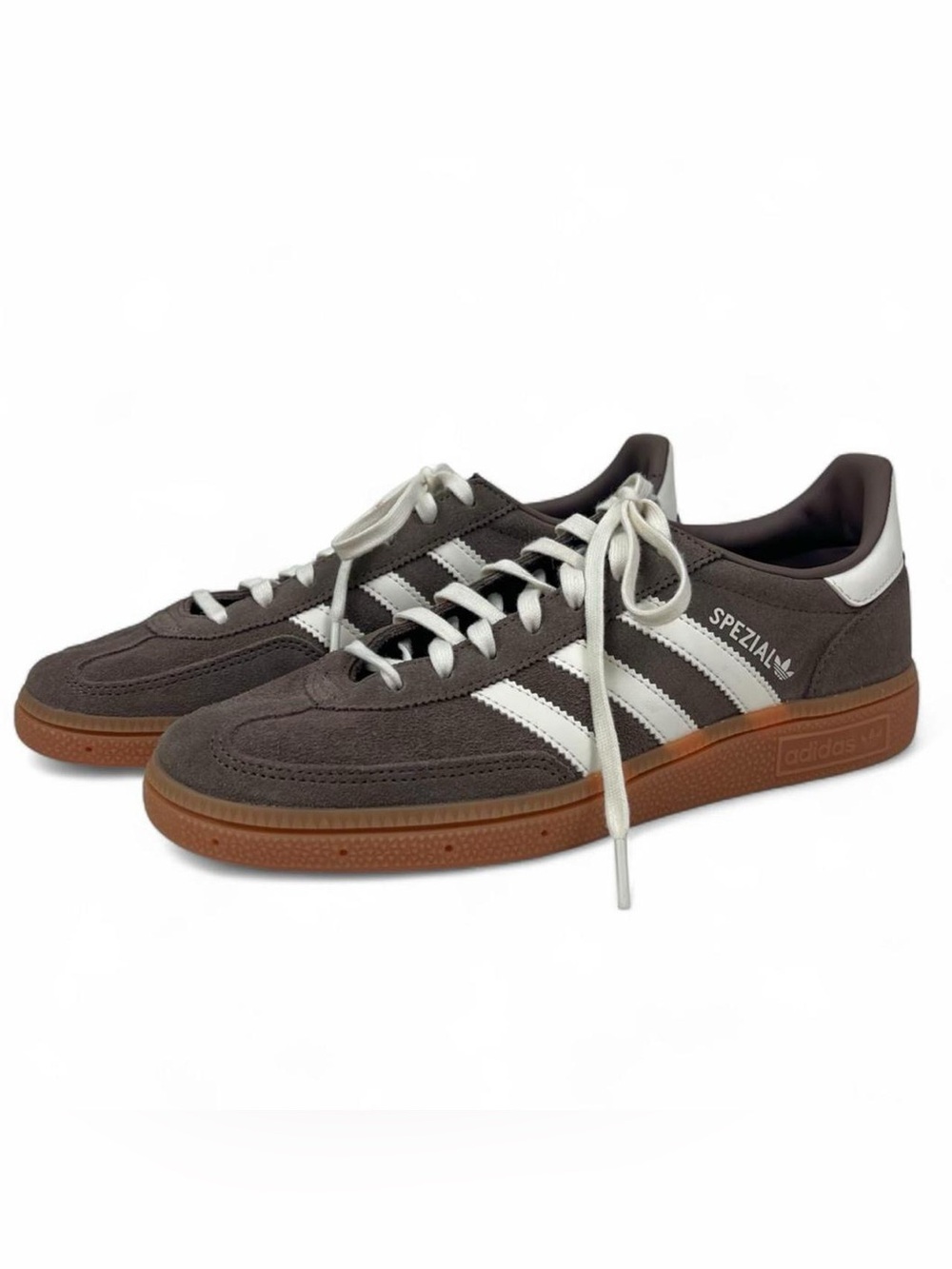 Adidas Handball Spezial Sneakers brown cream gum sole women’s 7